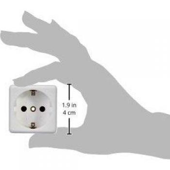 Bachmann 921.005 Enchufe Schuko, 250 V, Blanco