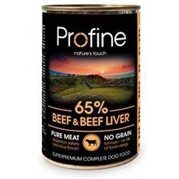 Profine Lata Buey y Hígado de Buey 6 latas 400gramos Cada una