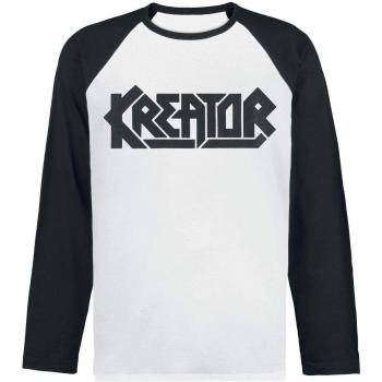 KREATOR Logo Camisa Manga Larga Negro-Blanco L