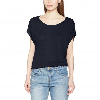 Vila Clothes Visumi S/s Top-Noos, Camiseta sin Mangas para Mujer, Azul