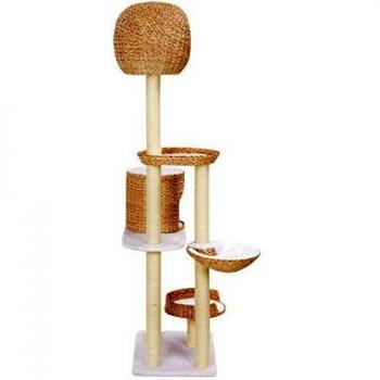 SengentoStyle Kattenkrabpaal met sisal krabpaal zeegras