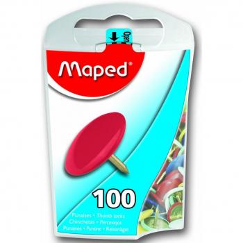 Maped Helix Estados Unidos Pulgar Tachuelas, acrílico,, Juego de 6