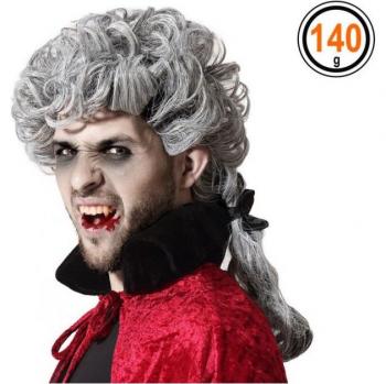 Peluca de Tirabuzones Gris para Halloween