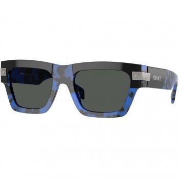 Versace VE4464F Asian Fit 545887 Men's Tortoiseshell Sunglasses 55mm