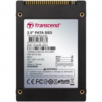 Transcend TS128GPSD330 - Disco Duro sólido Interno SSD de 128 GB, Negro