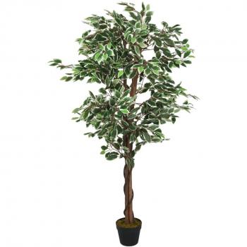 Ficus artificial árbol 180 cm con 1008 hojas verde