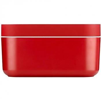 Lékué Caja para Cubitos de Hielo, Rojo, centimeters