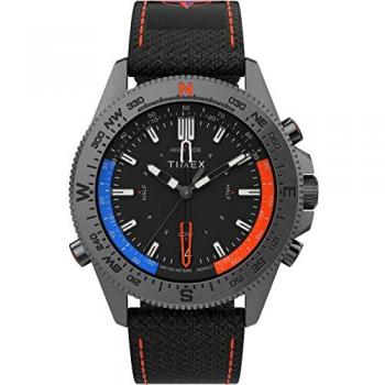 Timex Expedition North TW2V03900 Black Men's Watch - Quartz, Analog, Fabric Strap, Sapphire Glass, Tide/Temp/Compass Features