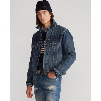 Ralph Lauren Men's Iconic Denim Jacket with Side Pockets in X-Large