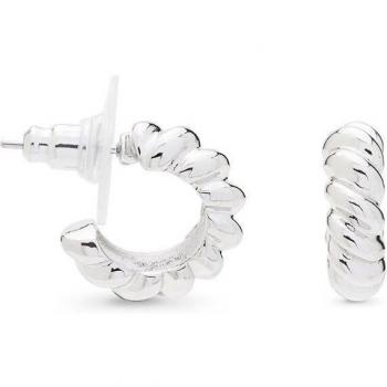 Pendientes Luxenter Essential de aleación de metal con acabado en rodio