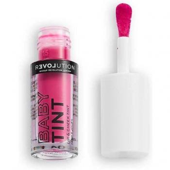 Revolution Relove Baby Tint Liquid Blusher and Lip Gloss Shade Fuchsia 1.4 ml