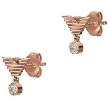 Pendientes de Mujer Emporio Armani EG3582221 en Plata 925 con Cierre Push Back y Diseño Elegante