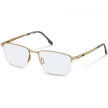 Rodenstock R7149 C Armazones para Hombre Dorados con Lentes Recetadas 58