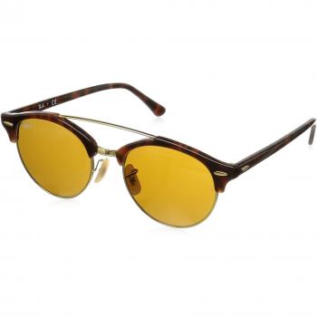Ray-Ban 0Rb4346 990/33 Gafas de Sol, Shiny Red Havana, 51 para Hombre