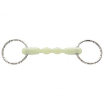 PFIFF - Bocado para Caballos de hípica, tamaño 12,5 cm, Color Blanco