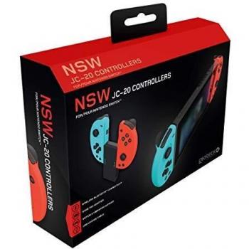 Gioteck - Mandos Joy-con azul y rojo JC-20 compatibles