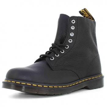 Dr. Martens 1460 Pascal Black Leather Lace-Up Boots for Men, Size 44