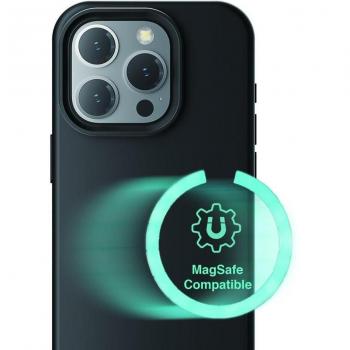 Funda de Silicona Negra para Apple iPhone 15 Pro Max - 17 cm (6.7) con MagSafe
