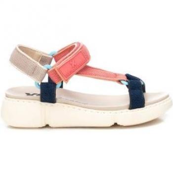 Sandalia de mujer Xti 142917 multicolor con cierre adherente
