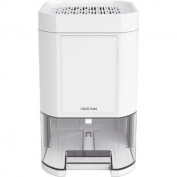 Deshumidificador Sahara PRIXTON - 0,3 l/día - Capacidad 1 litro - Temporizador - Método Peltier - Color Blanco