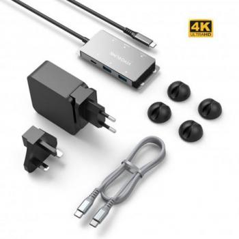 Adaptador USB-C Vivolink para Conferencias con Salida HDMI y Puertos USB 2.0/3.2 Gen 1 - Resolución 3840 x 2160 píxeles