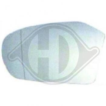 Cristal de espejo retrovisor exterior DIEDERICHS 1681226