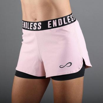 Short Endless Tech Iconic Rosa Cristal Mujer