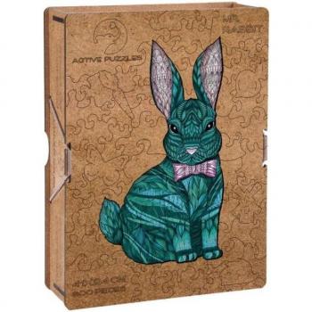 Active Puzzles - Puzzle de Madera Conejo Verde 200 Piezas