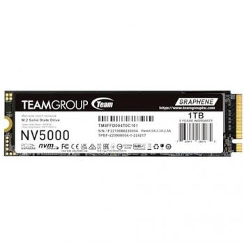 Disco Sólido Team Group NV5000 1 TB M.2 PCIe 4.0 NVMe - Velocidades de hasta 4500 MB/s