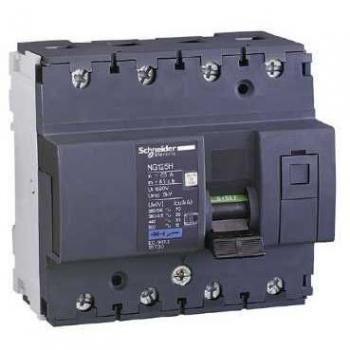 Schneider Electric 18735 Interruptor Automático Magnetotérmico, NG125H, 4P, 25A, Curva C