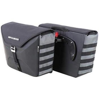 Hepco & Becker Xtravel - Juego de 2 Cajas Laterales para Moto, 25 L, Color Gris