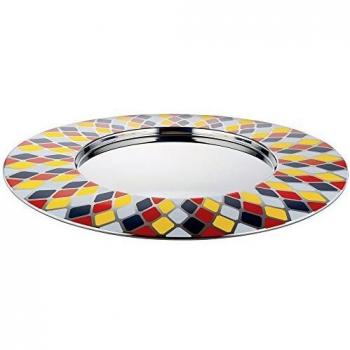 Plato de posición Multicolor de Acero Inoxidable 18/10 Aless Circus