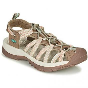 KEEN Whisper Women's Closed-Toe Sport Sandals, Taupe Coral
