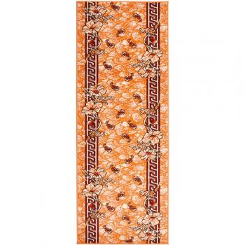 Alfombra larga de pasillo BCF terracota 80x200 cm