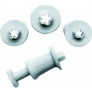 IBILI 788402 - Set 3 Cortadores con Expulsor Blossom