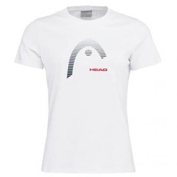 Camiseta Head Club Lara Mujer - Elegancia Funcional, de manga corta, color blanco, talla extra-small