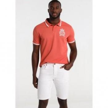 Bermuda Denim blanco para hombre de la marca Lois Jeans con detalle de costuras - ¡Ideal para un look casual y moderno!