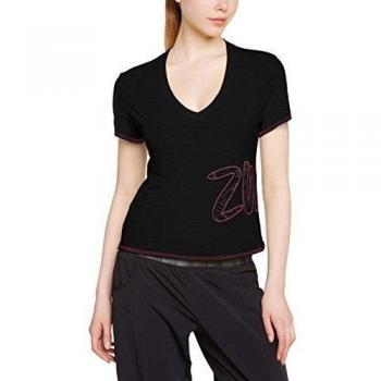 Zumba Camiseta Manga Corta V-Neck Negro L