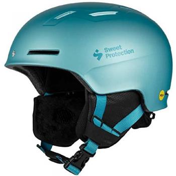 Casco Sweet Protection Winder MIPS azul infantil - S-M, Casco unisex juvenil, color Glacier Blue Metallic, tamaño pequeño