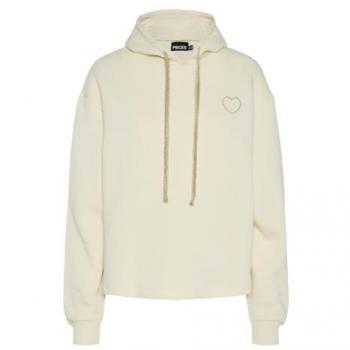 Pieces Women's Pcchilli Ls Heart Hoodie Noos Bc Hooded Sweatshirt