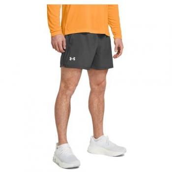 Pantalones Cortos Under Armour Launch 5 Unlined para Hombre en Gris Oscuro