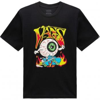 Camiseta de niño Vans Eyeballie manga corta negra pura junior - XL