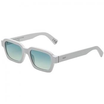 Retrosuperfuture Unisex 7Na White P04 Acetate Sunglasses, Light Blue Square Normal Shade