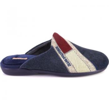 DEVALVERDE 3527 Zapatillas de casa de hombre azul marino