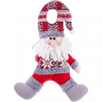Adorno Navideño Multicolor de Tejido 35 cm