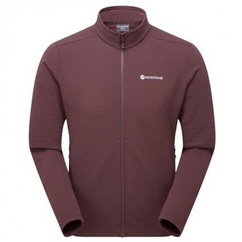 Montane Protium XT Forro Polar Hombre Granate con Cremallera
