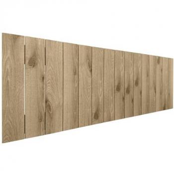 Cabecero de Madera Reciclada Estilo Palet Vertical 150x46 cm con Herrajes Incluidos