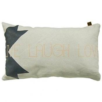 Overseas Almohada 30x50 cm lona blanco crudo