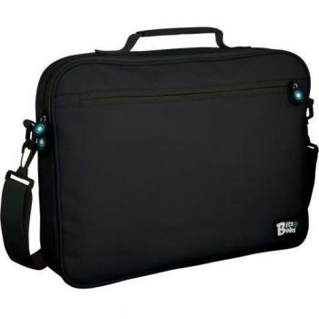 Bandolera Grafoplás Bits & Bobs Negro 38x28x6cm con Asa y Tira Ajustable