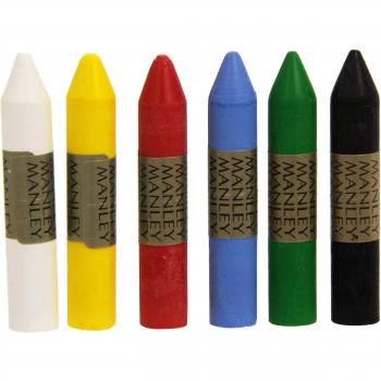 Manley Pack de 6 Ceras Profesionales Blandas y Suaves | Colores Surtidos Mezclables | Ideal para Técnicas Artísticas Variadas